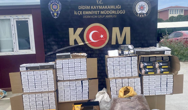Didim'de kaçakçılara ağır darbe: 1 şüpheli tutuklandı!