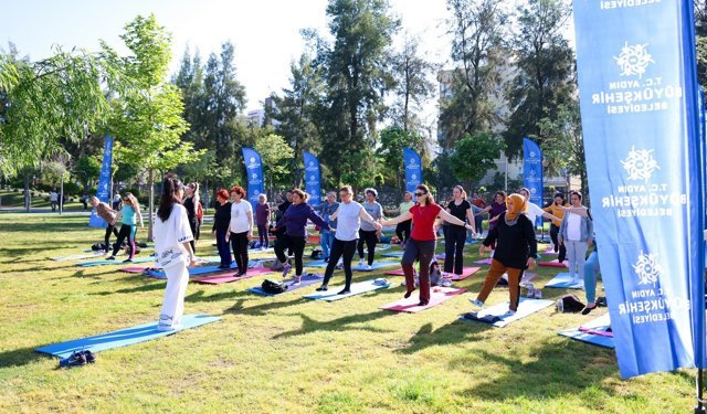 Başkan Çerçioğlu'nun çalışmaları ile Aydınlılar sağlıklı yaşamla buluşuyor