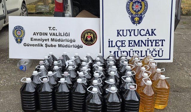 Aydın'da sahte içki operasyonu!
