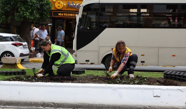 Başkan Çerçioğlu Kurban Bayramı öncesinde Aydın'ı doğanın rengarenk tonları ile süslüyor