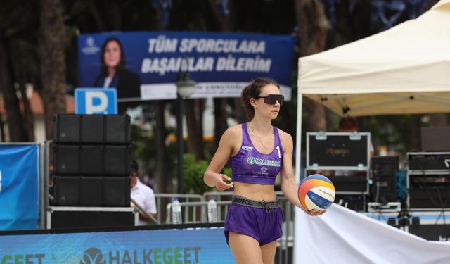 Başkan Çerçioğlu'nun öncülüğünde plaj voleybolunun kalbi Aydın Tekstil Park'ta atıyor