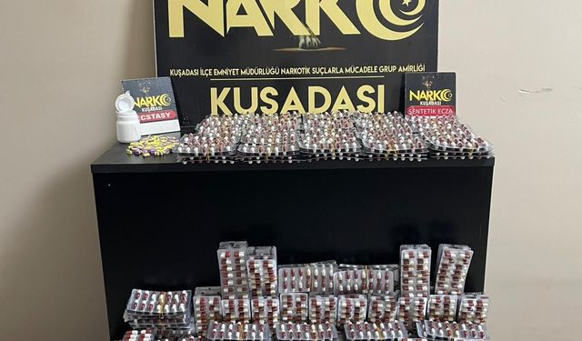 Aydın’da uyuşturucu operasyonu!