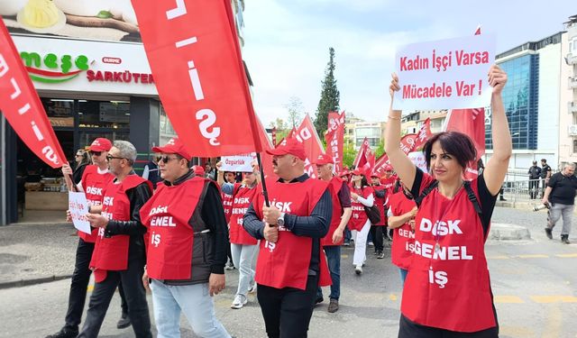Aydın’da 1 Mayıs coşkusu: Ortak talepler dile getirildi