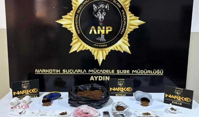 Aydın'da yasaklı madde operasyonu: 3 kişi gözaltına alındı!