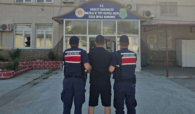 Yasaklı madde suçundan aranan hükümlü Nazilli'de yakalandı