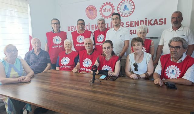 Emeklilerden Aydın'da geçim isyanı: “Sermayeye hizmet, emekliye sefalet!”