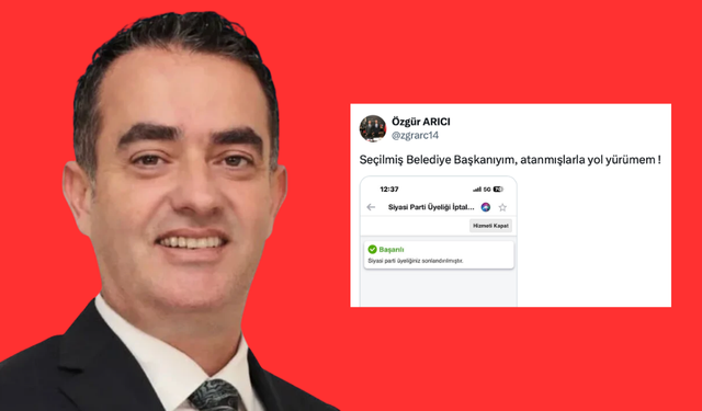 Aydın'da ilk istifa Arıcı'dan geldi!