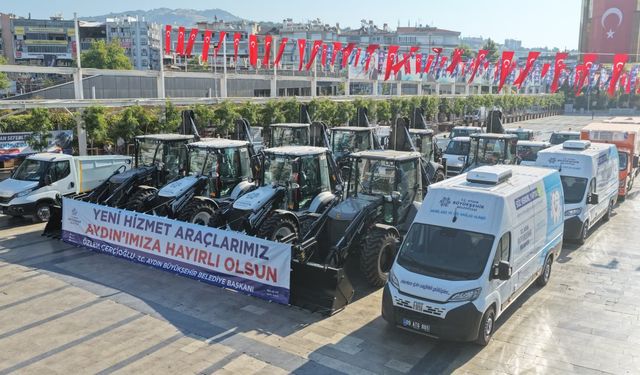 Başkan Çerçioğlu Büyükşehir Belediyesi'nin araç filosunu 90 milyon liralık yatırım ile güçlendirdi
