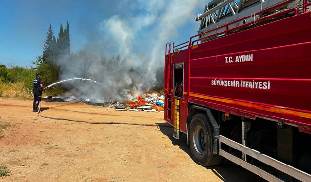 Aydın Büyükşehir Belediyesi İtfaiyesi 8 günde 445 yangına müdahale etti