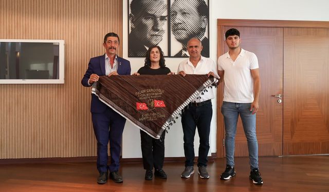 Başkan Çerçioğlu'na Çine Akçaova ve Altınabat Mahallesi muhtarlarından ziyaret