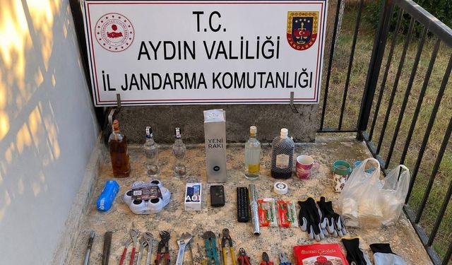 Bozdoğan'da hırsızlık yapan 2 şüpheli suçüstü yakalandı