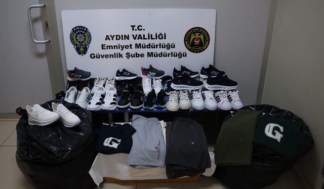 Aydın'da 55 milyonluk sahte ürün operasyonu!