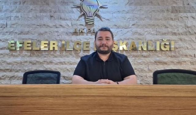 AK Parti Efeler Gençlik Kolları Başkanı Turhan Yıldırım istifa etti