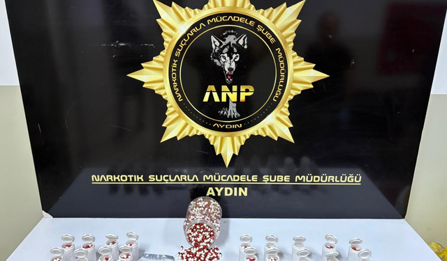 Efeler’de 2 bin 456 sentetik ecza ele geçirildi