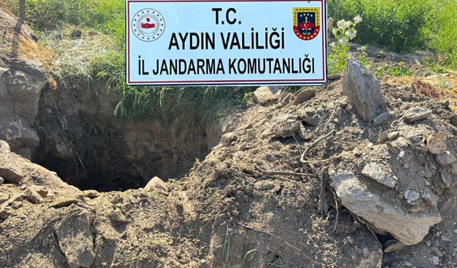 Söke’de izinsiz kazı yapan 5 şüpheli suçüstü yakalandı