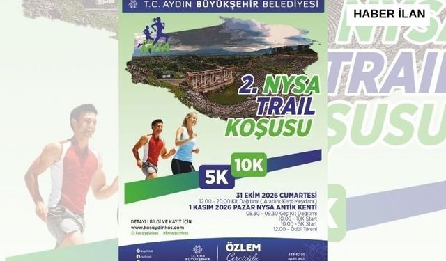 Başkan Çerçioğlu tüm vatandaşları ‘2. Nysa Trail Koşusu’ etkinliğine davet etti
