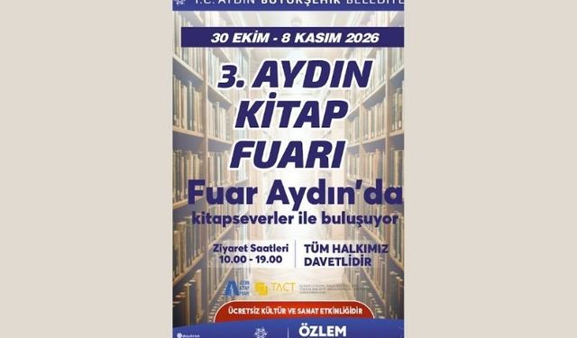 Başkan Çerçioğlu'ndan Aydın Kitap Fuarı'na davet