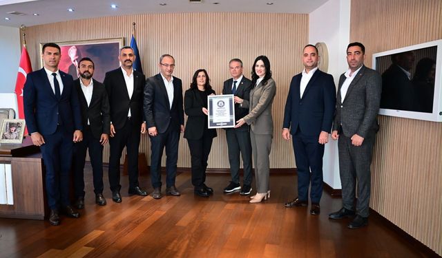 Başkan Çerçioğlu'nun destekleriyle Didim'de Guinness Dünya Rekoru kırıldı