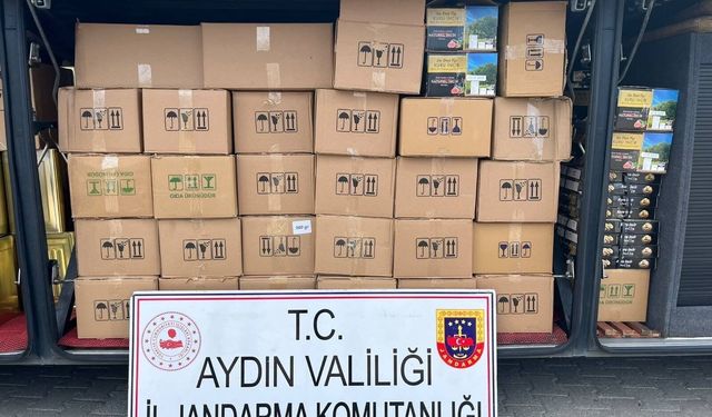 Aydın’da otobüste 2,4 milyon TL değerinde incir ele geçirildi