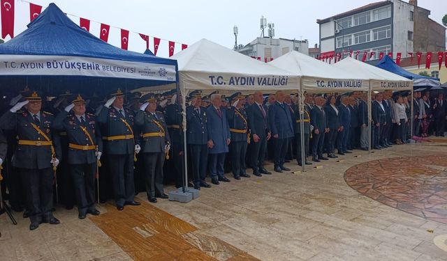 Aydın’da Cumhuriyet Bayramı için ilk tören gerçekleştirildi