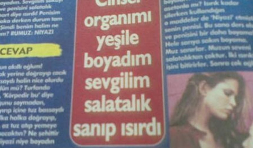 “Salatalık sanıp ısırdı”