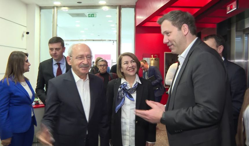 Kılıçdaroğlu SPD Eş Genel Başkanı Klingbeil ile bir araya geldi