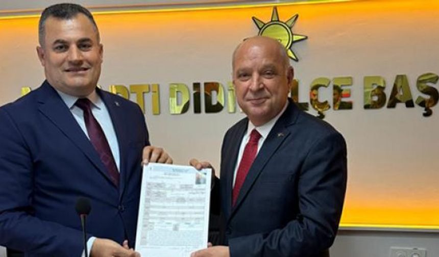Didim'de AK Parti adına Kadri Kabak yarışacak