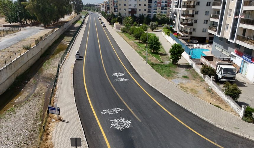Aydın Büyükşehir Belediyesi, yol çalışmalarını sürdürüyor