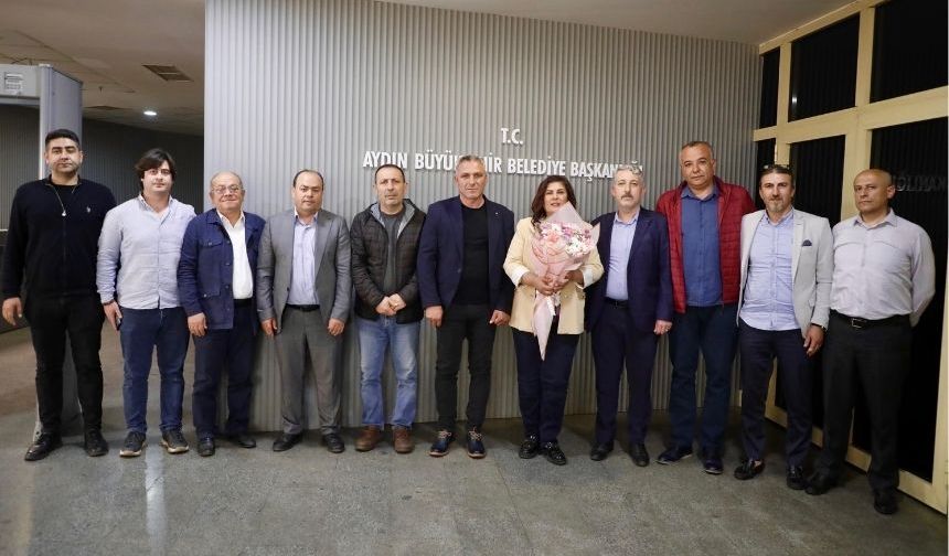 Başkan Çerçioğlu’na Nazilli Afyonlular Derneği’nden ziyaret