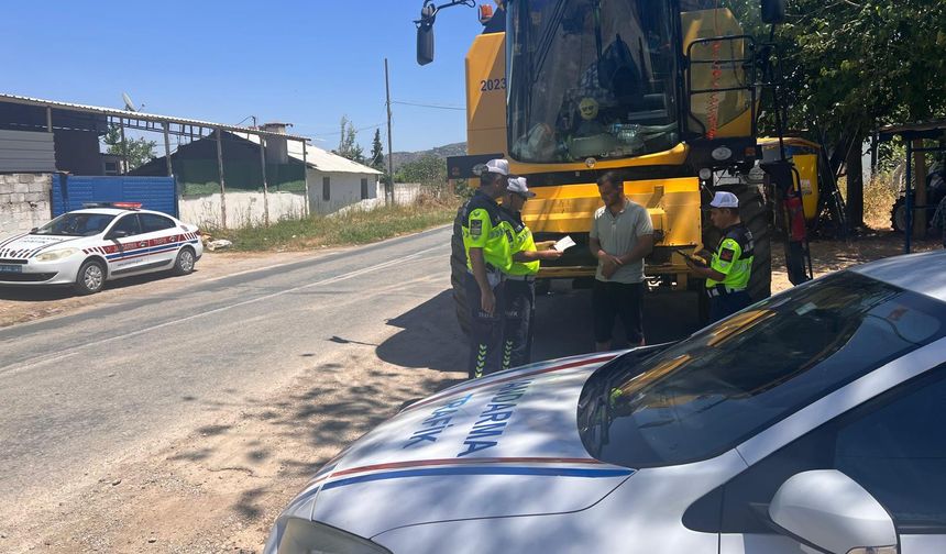 Aydın'da biçerdöver denetimi gerçekleşti!