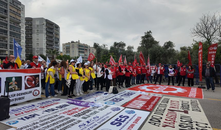 Aydın'da 1 Mayıs Emek ve Dayanışma Günü kutlandı