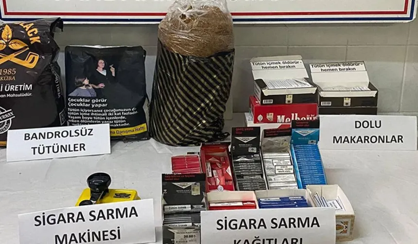 Didim’de kaçak sigara operasyonu! Çok sayıda malzeme ele geçirildi