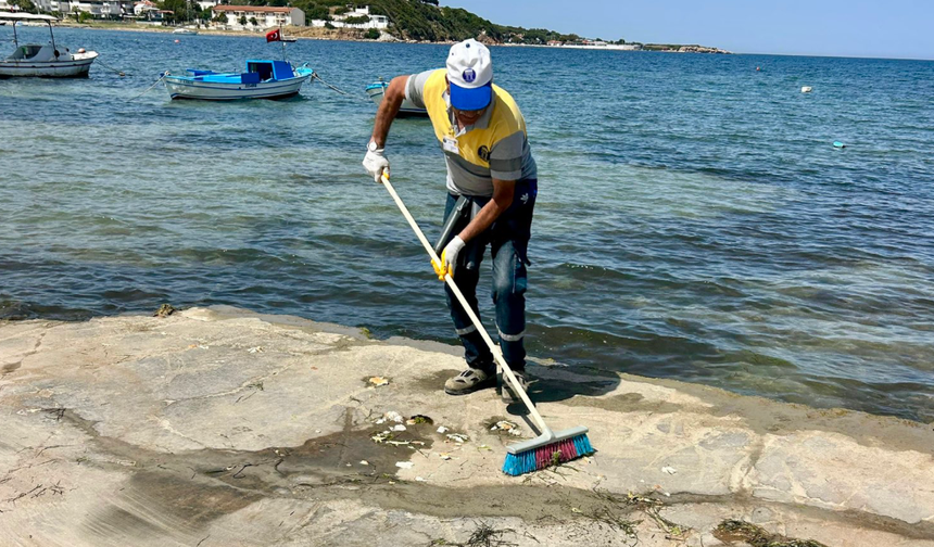Didim Mavişehir sahili pırıl pırıl yapıldı