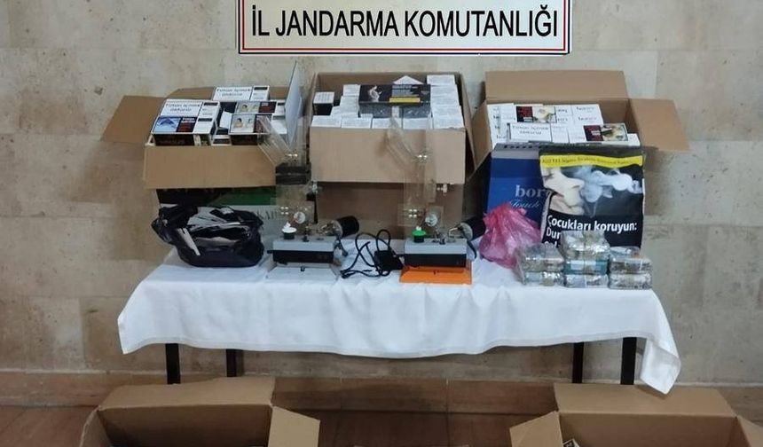 Germencik'te kaçak sigara operasyonu!