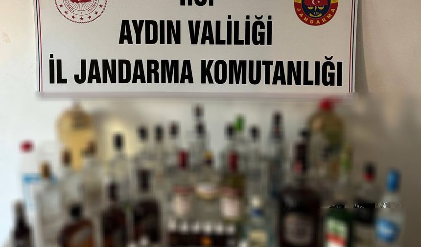 Didim'de sahte alkol üretimi yapan şahıs yakalandı!