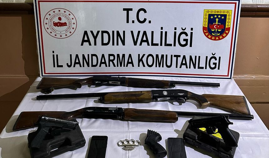 Söke'de silah kaçakçılığına yönelik operasyon