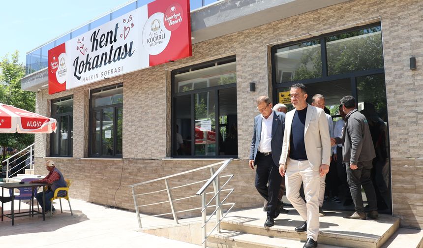 Koçarlı'da Kent Lokantası hizmete başladı