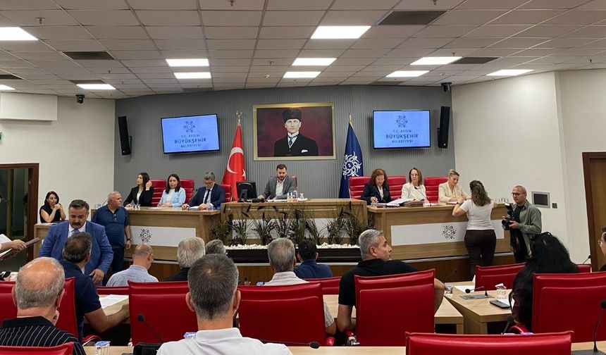 Aydın Büyükşehir Belediye Meclisi'nin Haziran ayı toplantısı gerçekleştirildi