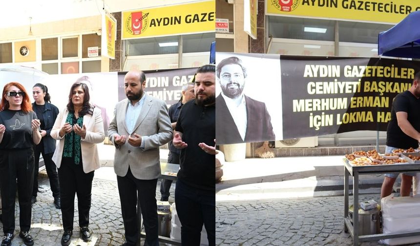 Merhum Başkan Erman Çetin vefatının 40'ıncı gününde lokma hayrı ile anıldı
