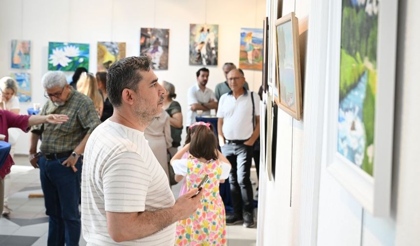 Aydın’da sanatın renkleri yıl sonu sergisinde buluştu