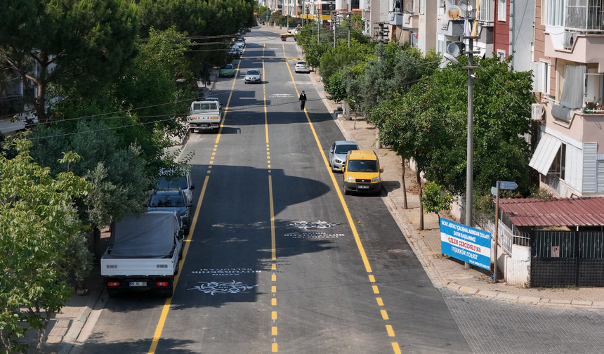 Büyükşehir Mevlana Caddesi’nde yol çalışmalarını tamamladı