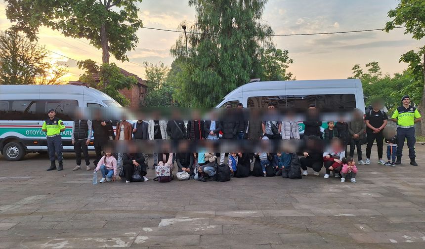 Aydın'da 35 düzensiz göçmen yakalandı