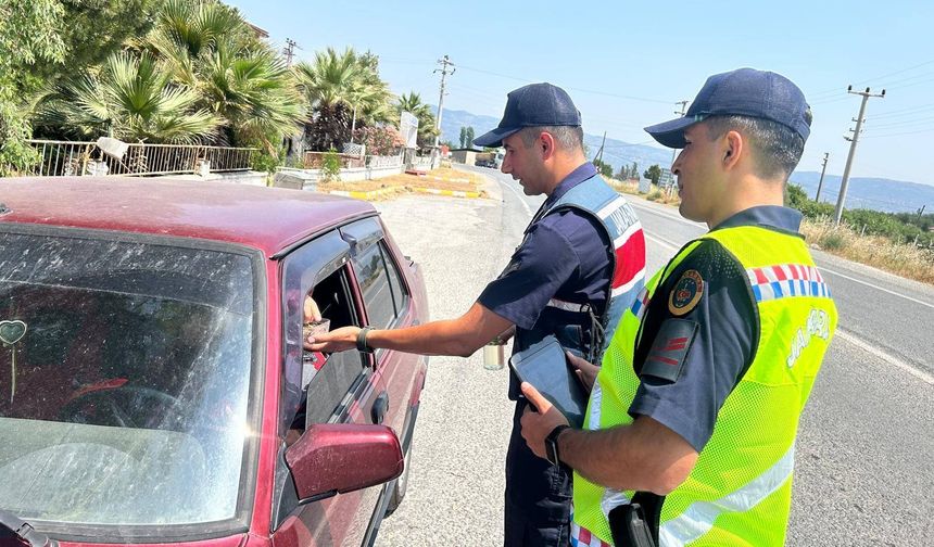 Aydın'da 68 araç sorgulandı