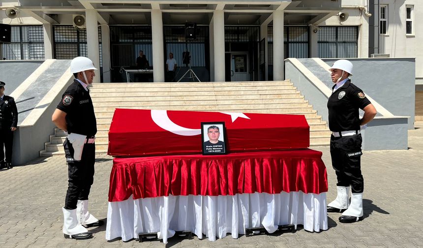 Hayatını kaybeden polis memuru Ersin Cıstak için Aydın'da tören düzenlendi!