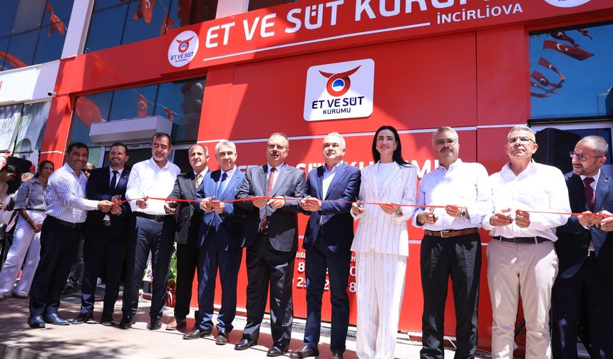 Aydın’da bir ilk: Et ve Süt Kurumu İncirliova Satış Mağazası açıldı