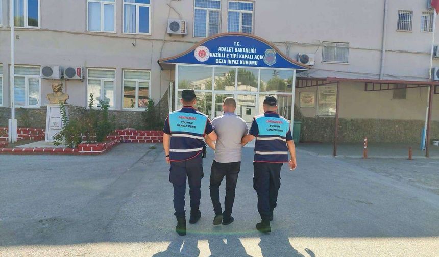 Nazilli'de 22 yıl hapis cezası bulunan hükümlü yakalandı