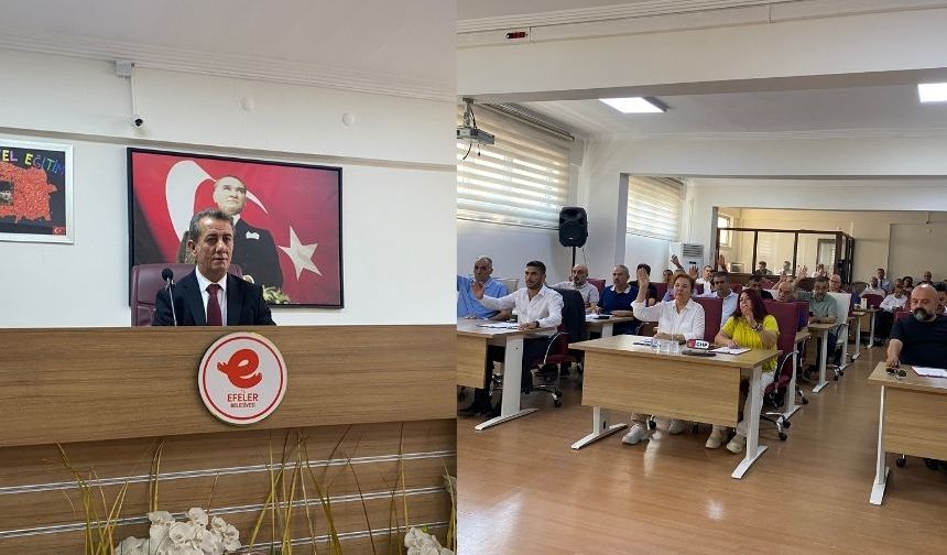Efeler Belediye Meclisi'nin Ağustos ayı toplantısı gerçekleştirildi