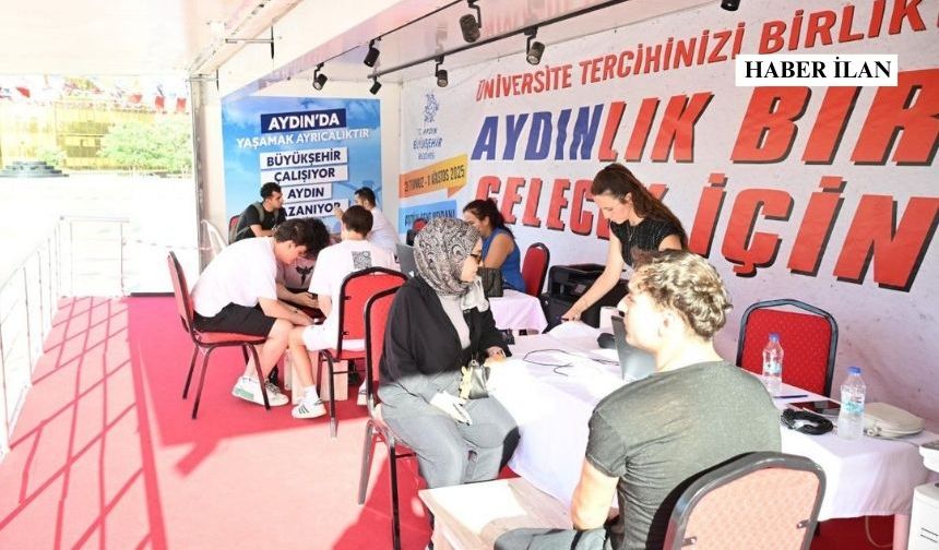 Başkan Çerçioğlu'dan gençlere YKS desteği: Tercih tırı üniversite adaylarının hizmetinde
