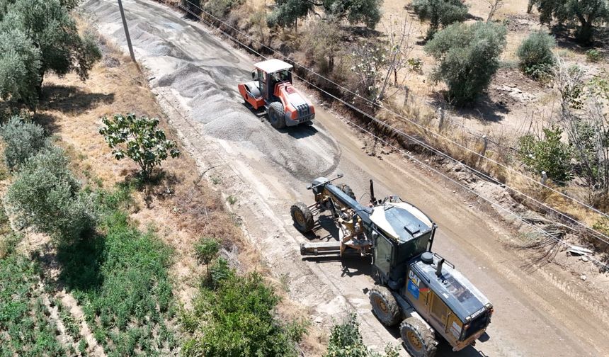 Başkan Çerçioğlu kırsaldan kent merkezine kadar Aydın'ın tüm yollarını yeniliyor