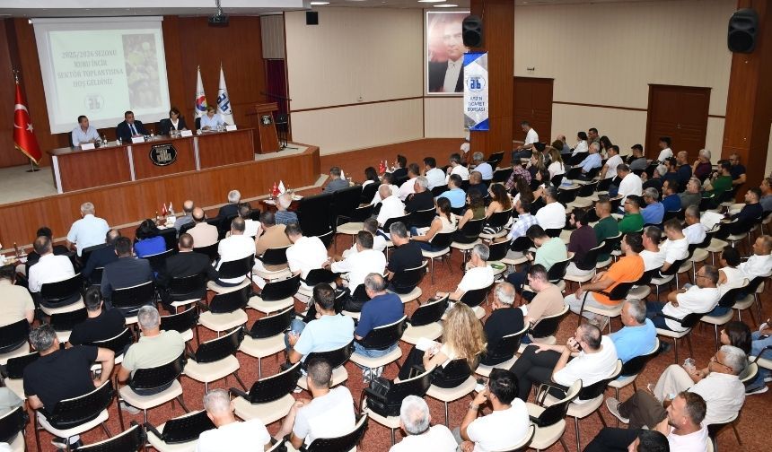Kuru incir sektörü Aydın’da masaya yatırıldı
